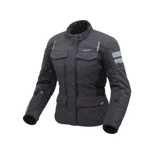 T.UR - LAPLAND HYDROSCUD LADY - Giacca Moto Invernale Antracite-Nero
