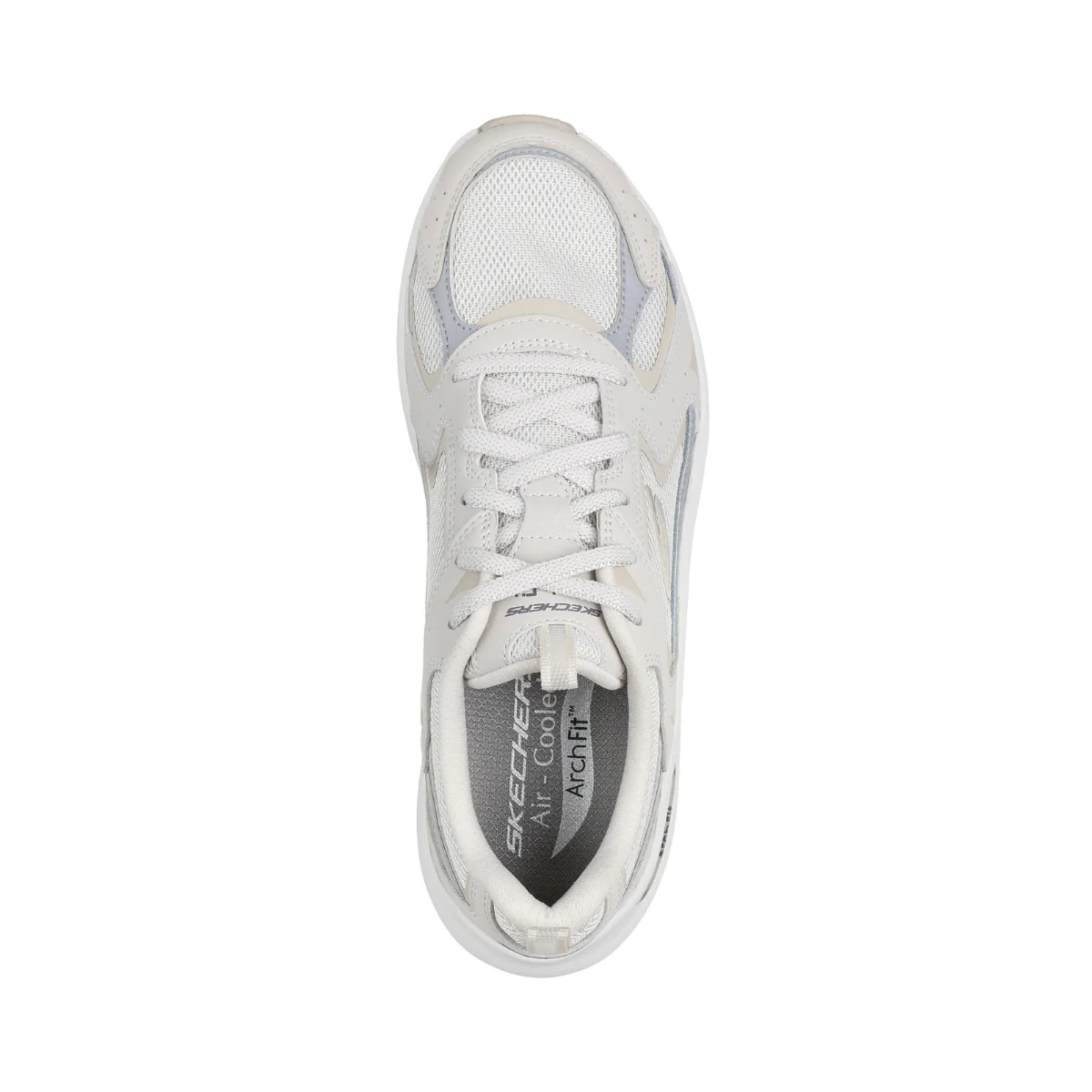 SKECHERS SNEAKERS ARCHFIT 150332 NAT BIANCO - immagine 3