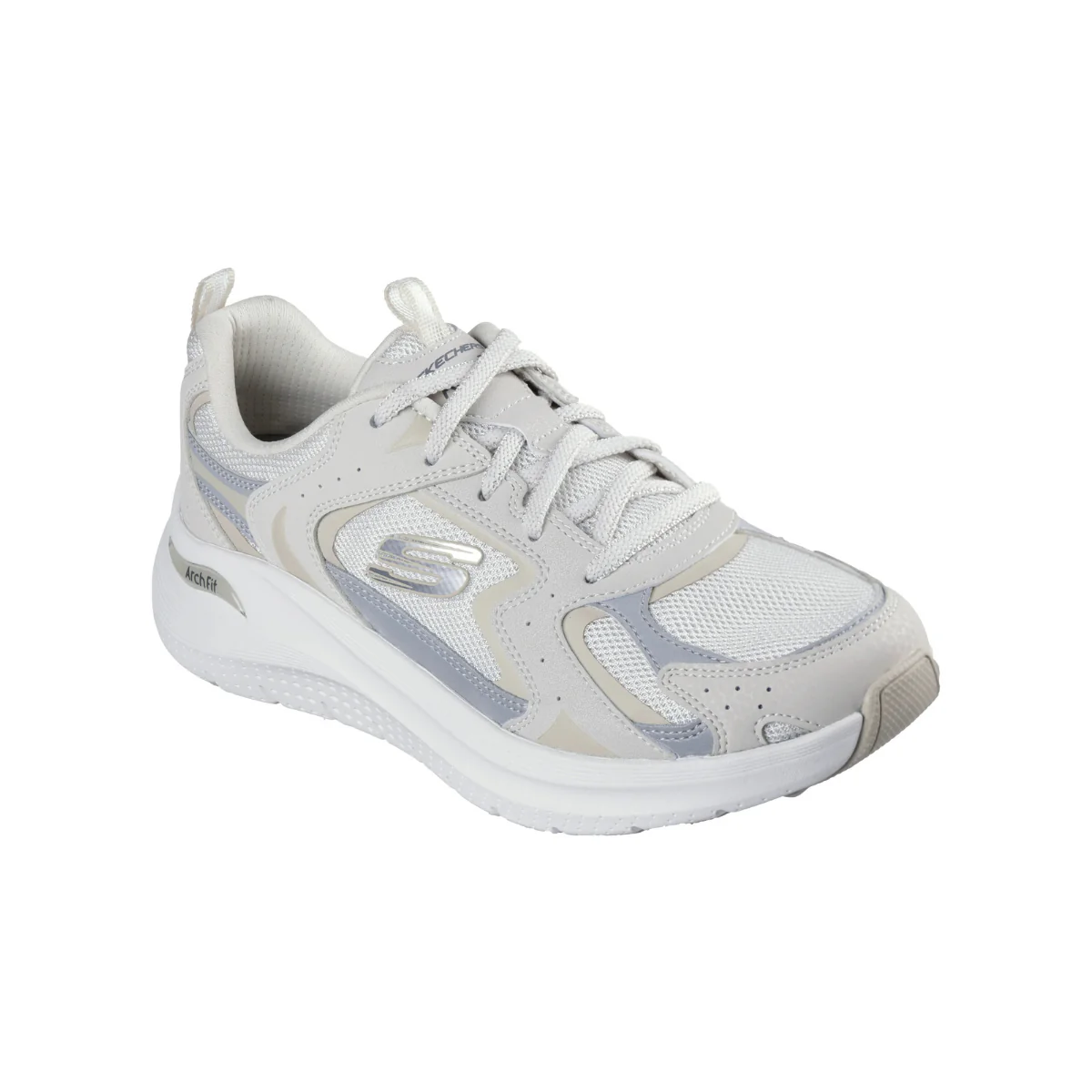 SKECHERS SNEAKERS ARCHFIT 150332 NAT BIANCO - immagine 5