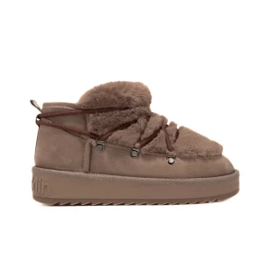 D.FRANKLIN BOOT PELLICCIA 370011 TAUPE