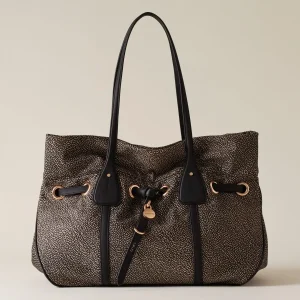 Borbonese Prive Borsa Shopping Large Op Naturale