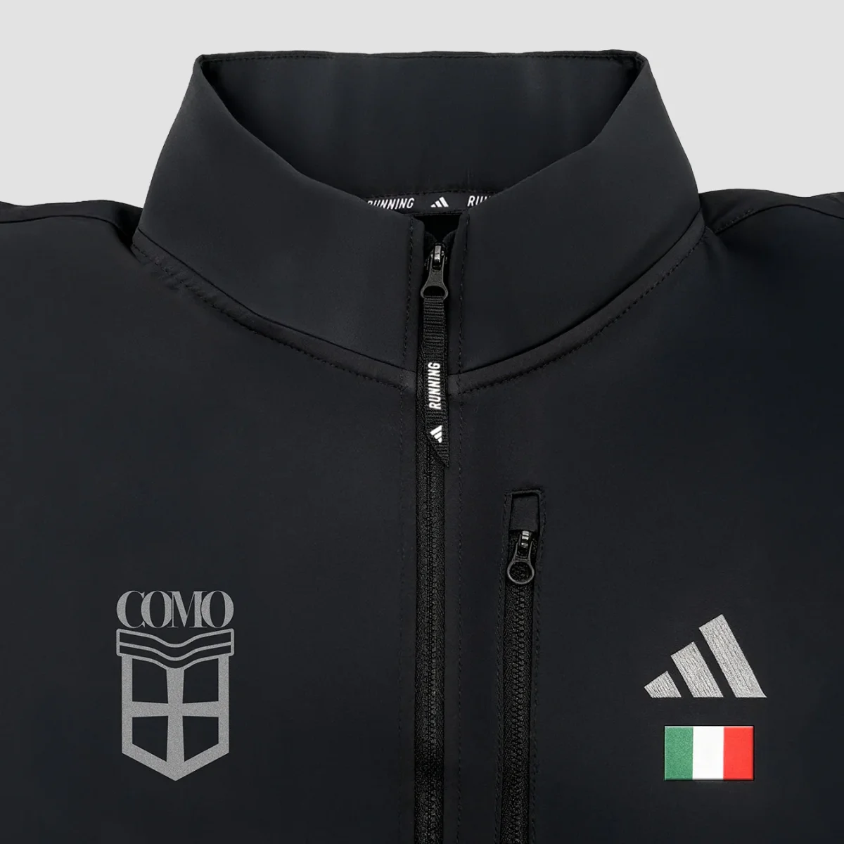Adidas Como Crest Giacca Da Running Nera - immagine 4