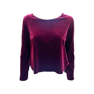 Blusa velvet amaranto