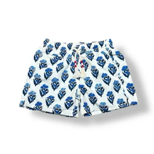 Boxer caprese jr fiori blu