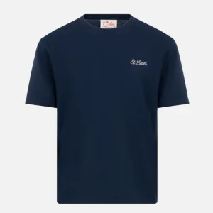 T-shirt blu Dover mc2 st.barth