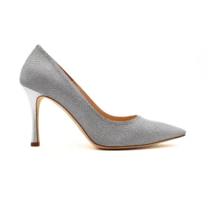 MELLUSO DÉCOLLETÉ D189 MICROGLITTER ARGENTO